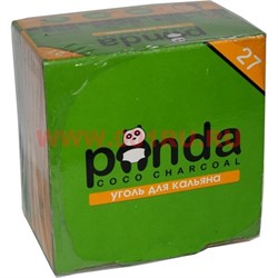 Уголь для кальяна Panda 27 кубиков кокосовый - фото 102602