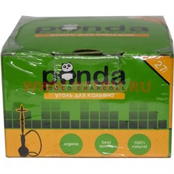 Уголь для кальяна Panda 27 кубиков кокосовый - фото 102603
