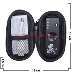 Спиннер-зажигалка USB с 3 режимами подсветки (цвет черный) - фото 102697