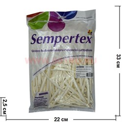 Воздушный шар латексный Sempertex White 100 шт для рукоделия - фото 102790