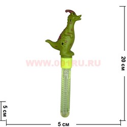 Мыльные пузыри «динозавры» малые 20 см 24 шт/уп - фото 102879