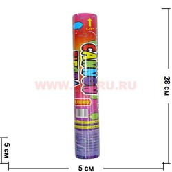Хлопушка с рисунками в ассортименте 30 см с конфетти 24 шт/упаковка - фото 103314