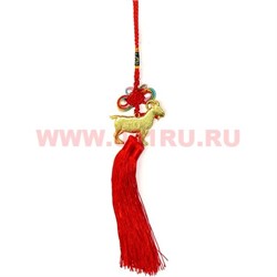 Подвеска "коза" символ 2015 года "под золото", цена за 10 штук - фото 104110