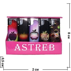 Зажигалка "Astreb" с яблоком, откидные, 50 шт/бл - фото 106285