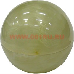 Шкатулка из оникса "Шар" 10 см - фото 106596