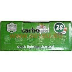 Уголь для кальянов CARBOPOL 28 мм древесный (100 таблеток) - фото 107250