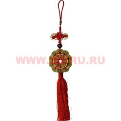 Амулет подвеска (HN-886) цветок из монет + узел удачи - фото 108246