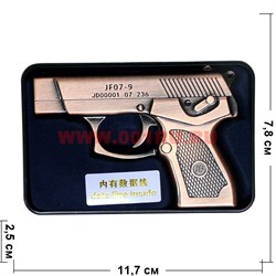 Зажигалка USB пистолет в железной банке - фото 110001