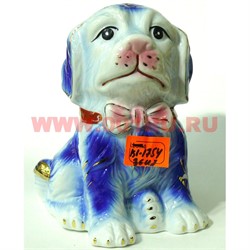 Собака из фарфора 15 см (1732-1754) символ 2018 года 2 цвета - фото 111583