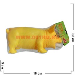 Игрушка "свинья" малая со звуком резиновая, 180 шт/кор - фото 112227
