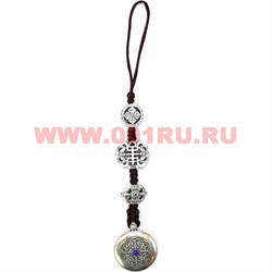 Подвеска с узорами 2 цвета 22 мм - фото 112468