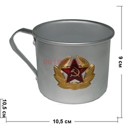 Кружка алюминиевая 0,5 л с орденом - фото 114425