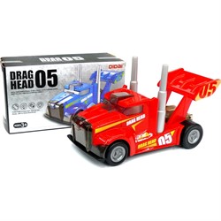Машинка Drag Head 05 на батарейках - фото 116279