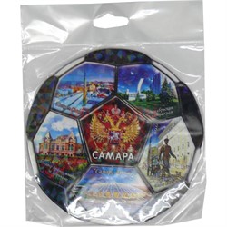 Магнит в виде футбола 6 шт «Самара» - фото 117401