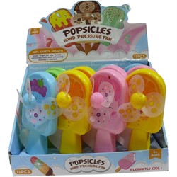 Вентилятор ручной Popsicles 12 шт/уп - фото 119379