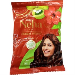 Хна для волос Neha коричневая 20 гр - фото 121280