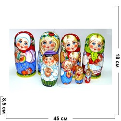 Матрешка 5-ка авторская «Таня Морозова» - фото 124608