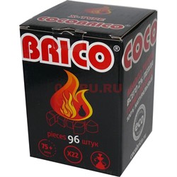 Уголь для калауда Cocobrico 22 мм 96 шт 1 кг - фото 129233