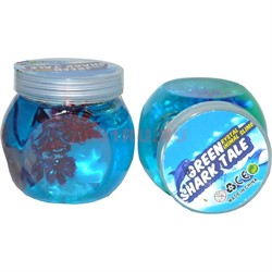 Лизун мялка Green Shark Tale 12 шт/уп светящийся - фото 130336