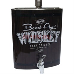 Фляга 128 унций Whiskey Barrel Aged с краником - фото 132001