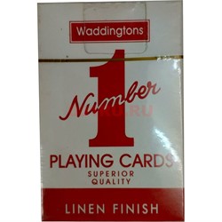 Карты игральные Number 1 с пластиковым покрытием 144 шт/кор - фото 133433