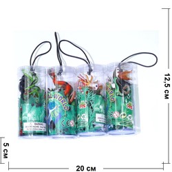 Игрушка резиновая животные миксом в тубе 24 шт/уп - фото 135734