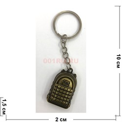Брелок (KY-454) металлический «Рюкзак» 12 шт/упаковка - фото 136367