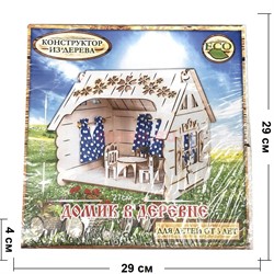 Конструктор из дерева (MS-211) «Домик в деревне» - фото 137551