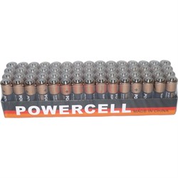 Батарейки мизинчиковые ААА Powercell 60 шт солевые - фото 138913