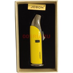 Зажигалка-горелка Jobon металлическая (цвета ассортимент) - фото 140758