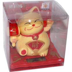 Кот Манеки Нэко (NS-005K) на солнечных батареях - фото 143948