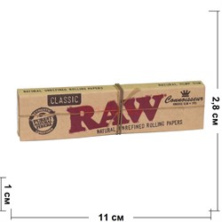 Бумага для самокруток RAW Kingsize Slim+Tips - фото 145024