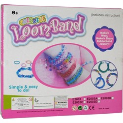 Набор резиночек Colorful Loom Band 12 видов - фото 147123