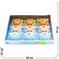 Игрушка Краб (YH-758) инерционная 12 шт/упаковка - фото 150692