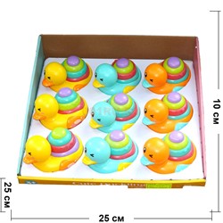 Игрушка Уточка (AZ-723) инерционная 9 шт/упаковка - фото 150700