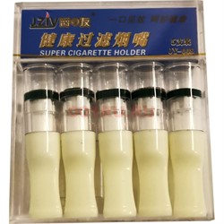 Мундштуки сигаретные (JY-008) одноразовые 5 шт\уп - фото 153934
