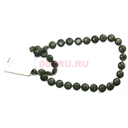 Колье 3-в-1 из серпентина (змеевика) 45 см - фото 158050