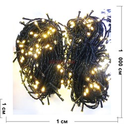 Гирлянда новогодняя LED желтая 10 м - фото 160762