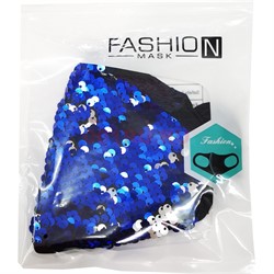 Маска гигиеническая Fashion Mask c пайетками 20 шт/уп цвета в ассортименте - фото 162056