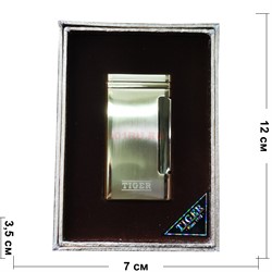 Зажигалка газовая турбо Tiger в коробочке (ассортимент) - фото 162430