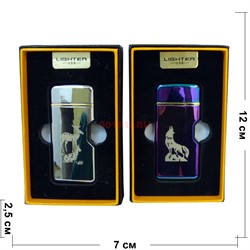 USB зажигалка разрядная с изображением животных и птиц - фото 163624
