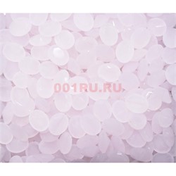 Кабошоны 8x10 «бриллиант» из стекла под розовый кварц - фото 166350