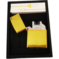 Зажигалка USB разрядная чистая для гравировки - фото 167319