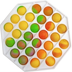 Игрушка антистресс «восьмиугольник» Pop it пластмассовая - фото 169874