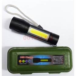 Фонарик светодиодный USB Charge (YYC-511) компактный сверхяркий с зарядкой от сети - фото 171139