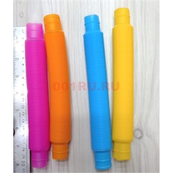 Игрушка антистресс Pop Tube 20 см средняя 60 шт/упаковка - фото 173529