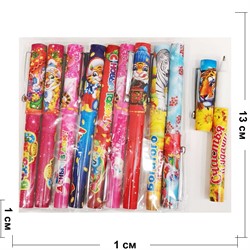 Ручки черные с тиграми 10 шт/упаковка - фото 177846