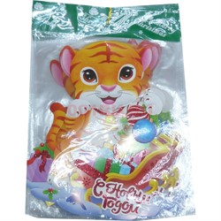 Картинка новогодняя с тиграми 30x27 см (KS-36) рисунки в ассортименте - фото 177980