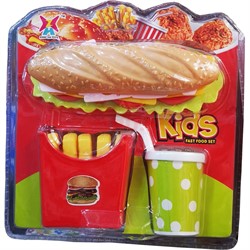 Игра (212) Kitchen Toy набор фаст-фуда - фото 193501
