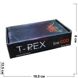 Уголь кокосовый T-Rex Line Ego 25 мм 80 кубиков - фото 195331